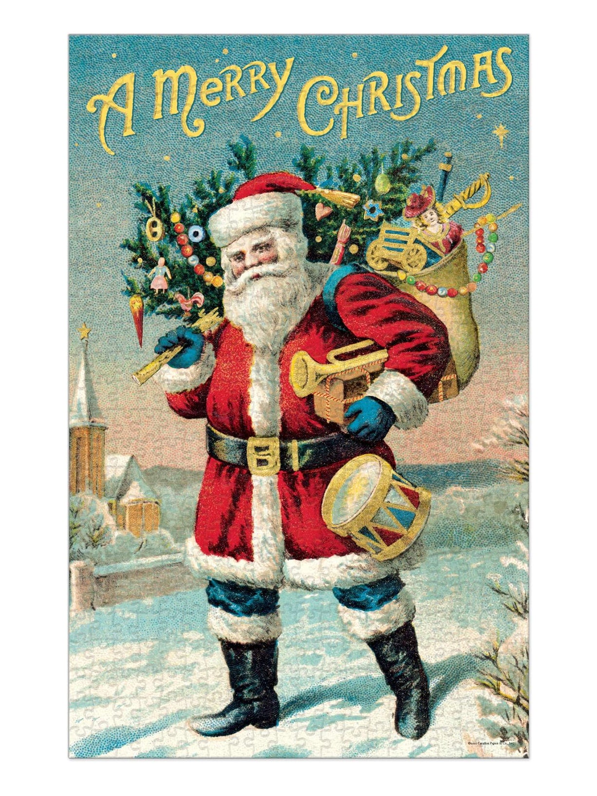 Vintage Puzzle Santa Claus (500 pcs)