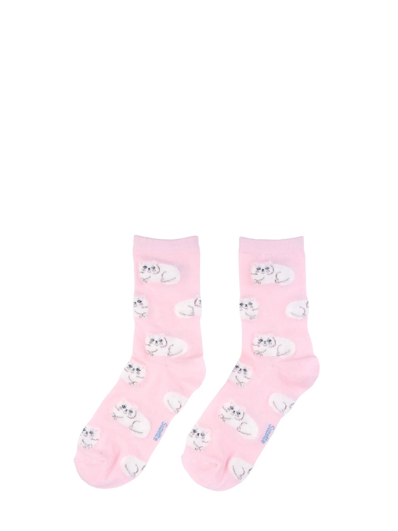 Persian cat socks, pink