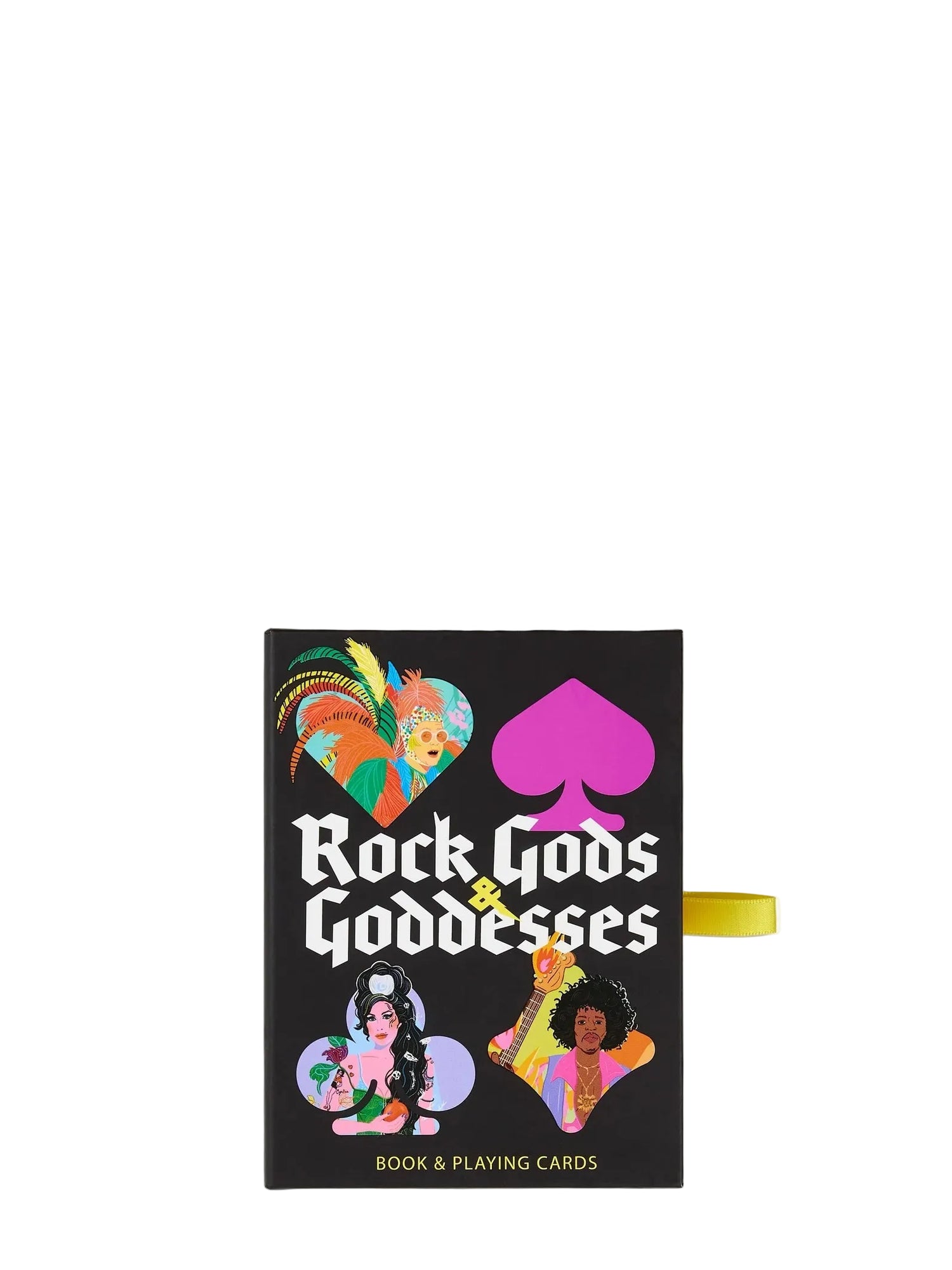 Rock gods & goddesses book & playing cards