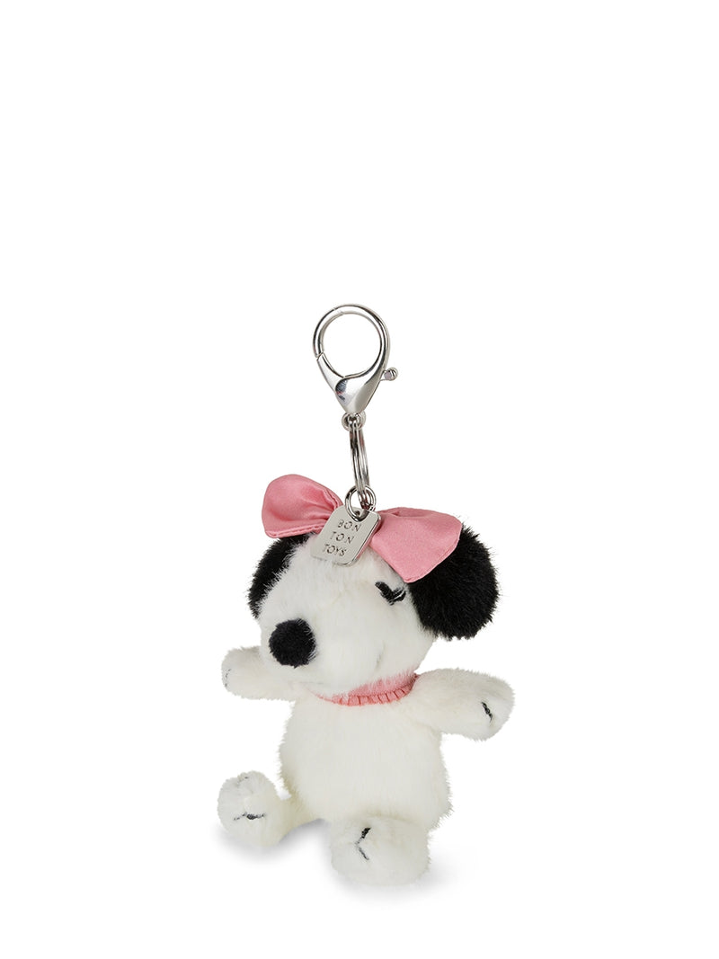 Belle Lucky fuzzy keychain, cream (10 cm)