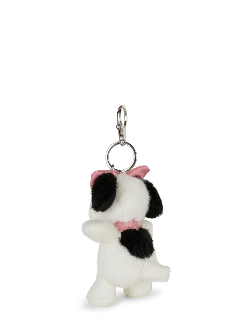 Belle Lucky fuzzy keychain, cream (10 cm)