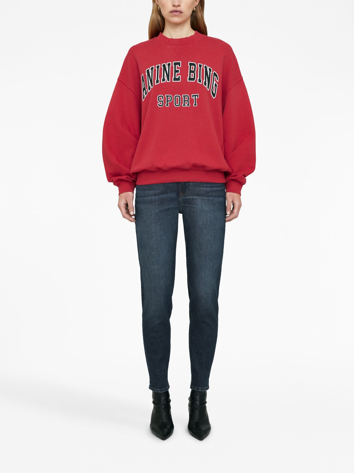 Jaci sweatshirt anine bing, red