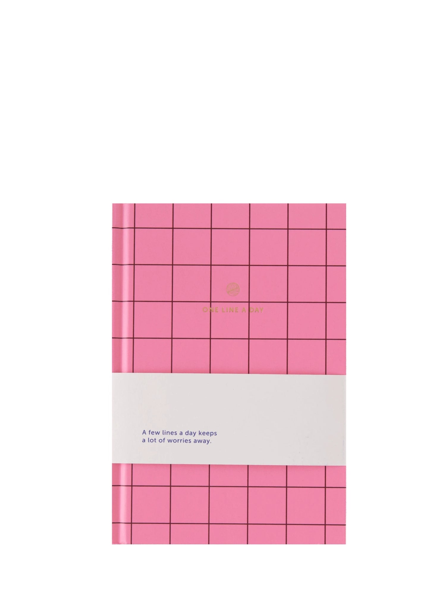 A-Journal One Line A Day - Pink Checkered