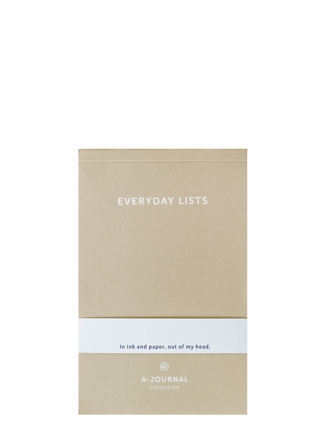 A-Journal notepad, beige