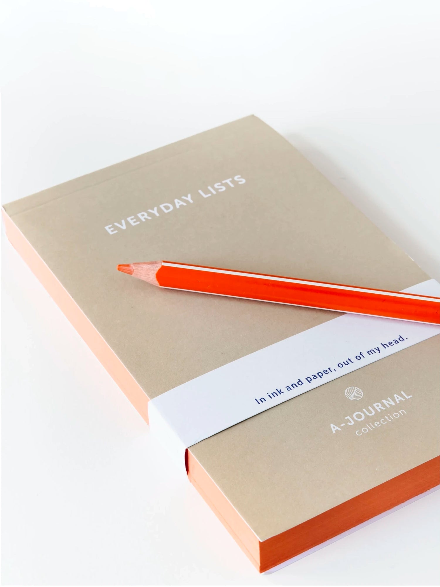 A-Journal notepad, beige