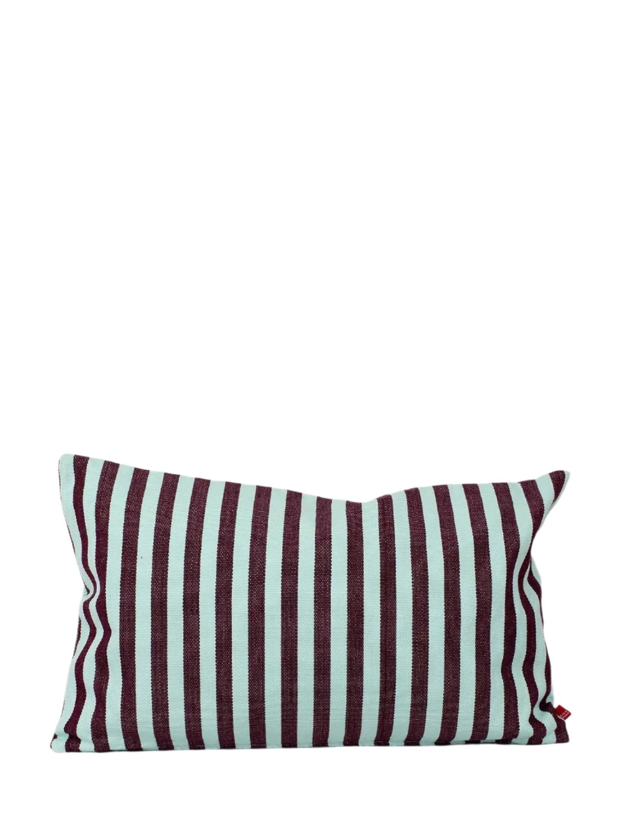 Diana cushion cover, mint/eggplant