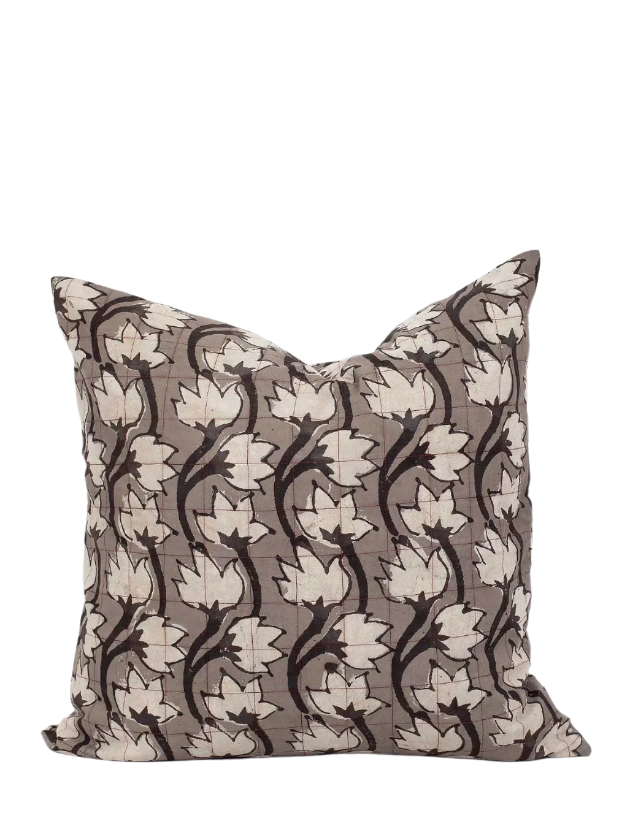 Tulip cushion cover (50x50cm), grey