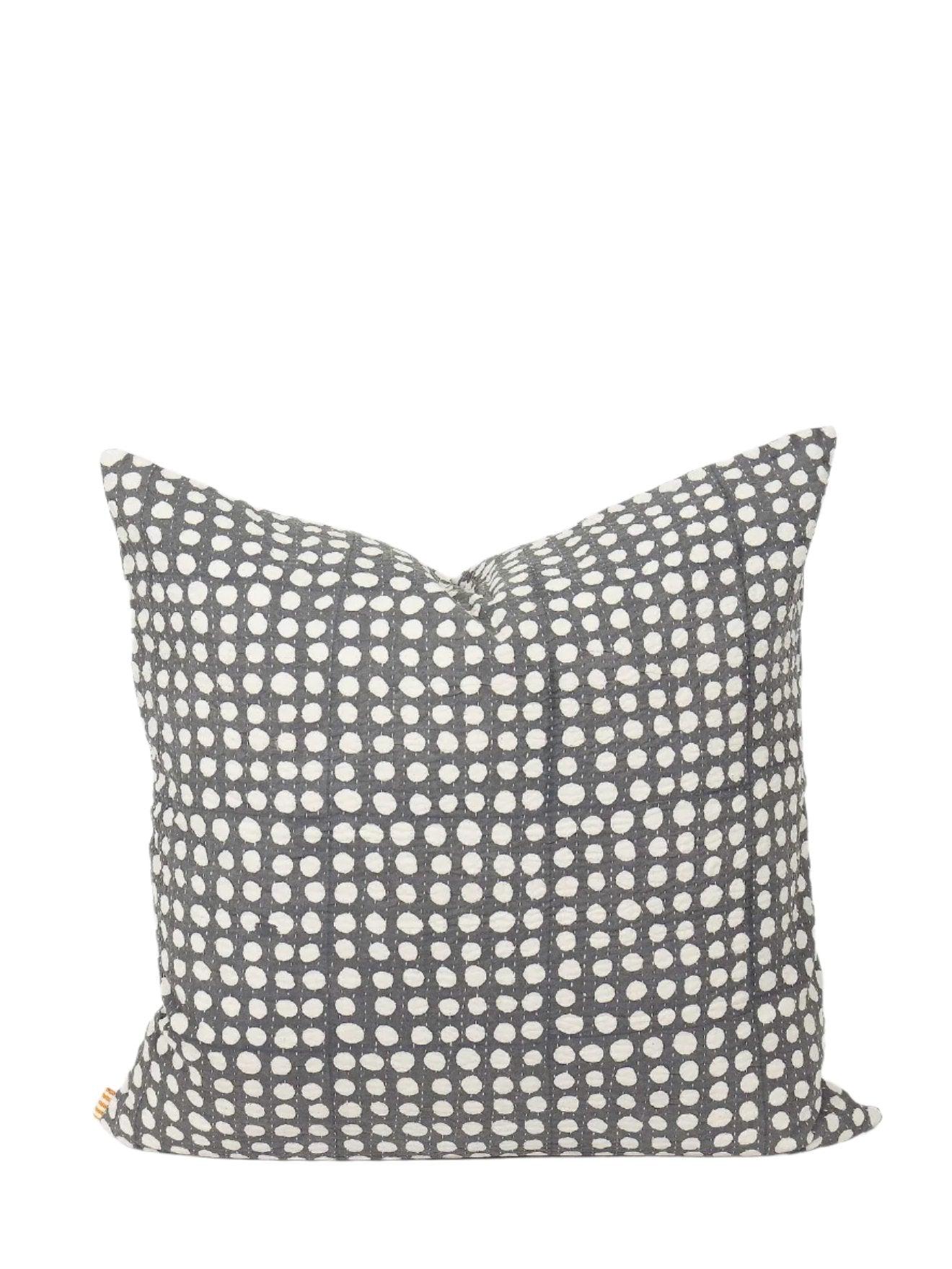 Dots cushion cover (50x50cm), white/grey