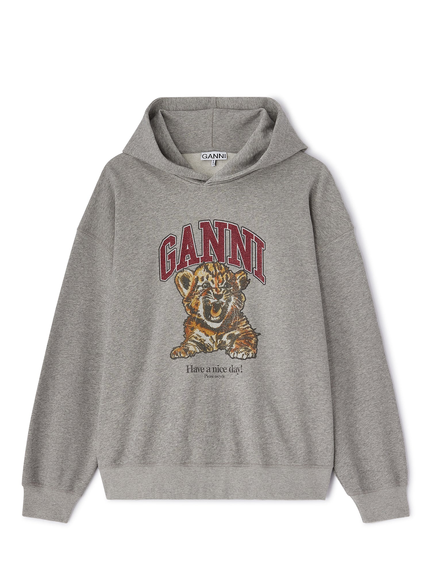 Isoli hoodie beaded baby tiger print, paloma