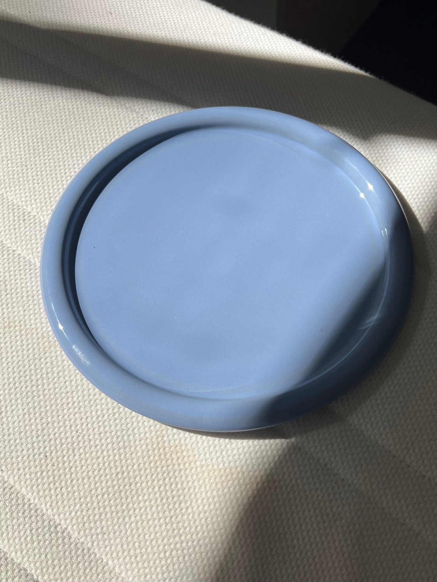 Barro Large Plate (Ø24), Blue