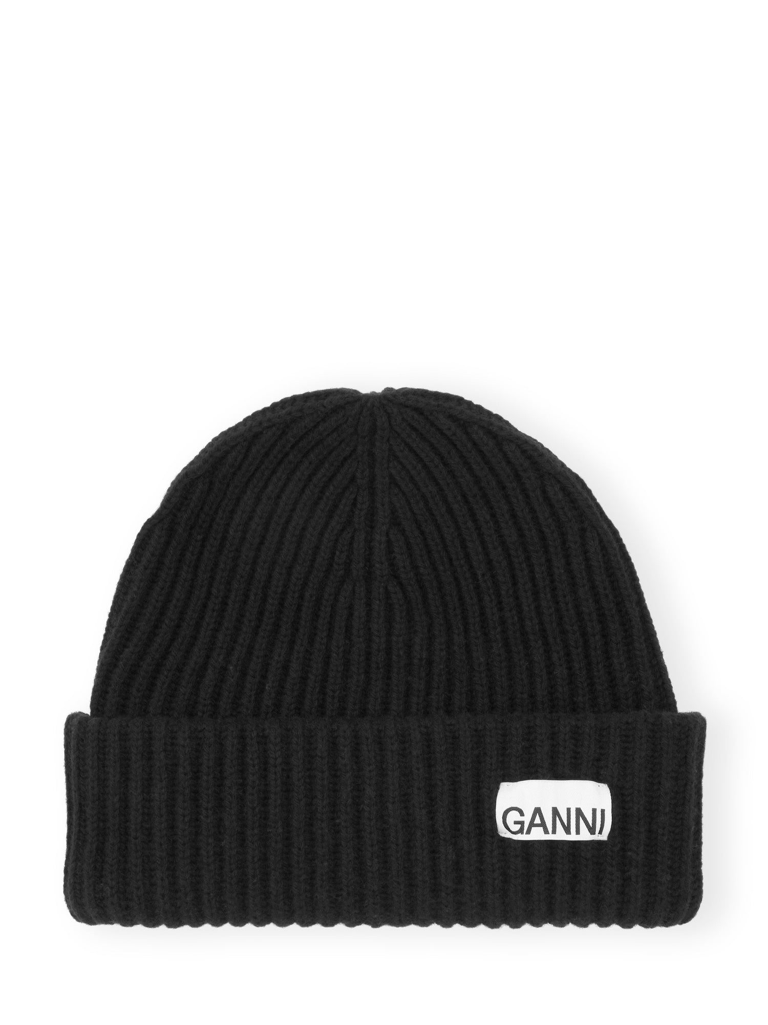 Structured Rib Beanie, black