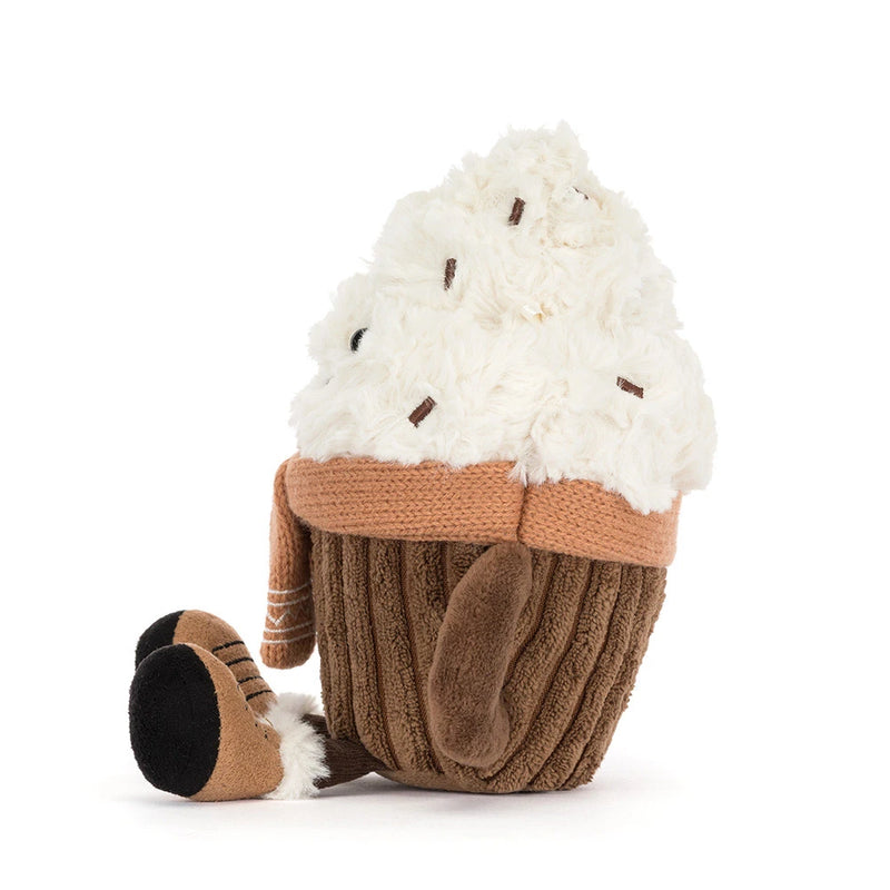 Amuseables Scarffles hot chocolate soft toy