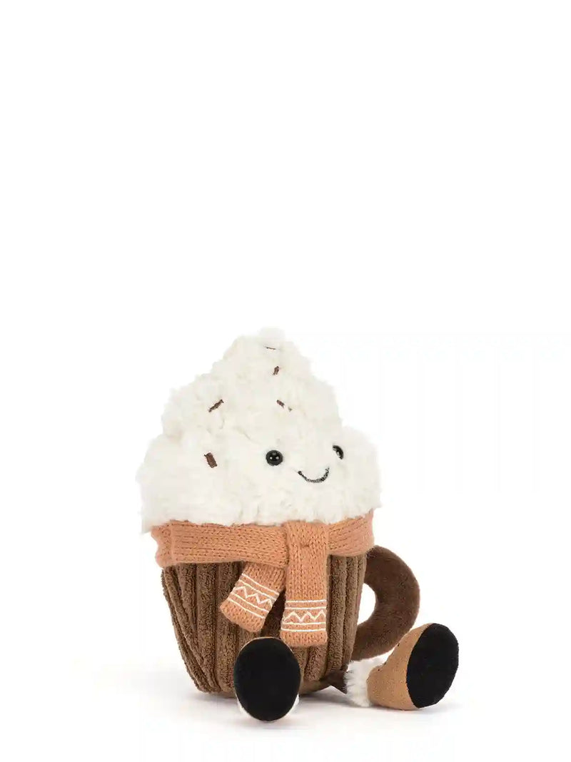 Amuseables Scarffles hot chocolate soft toy