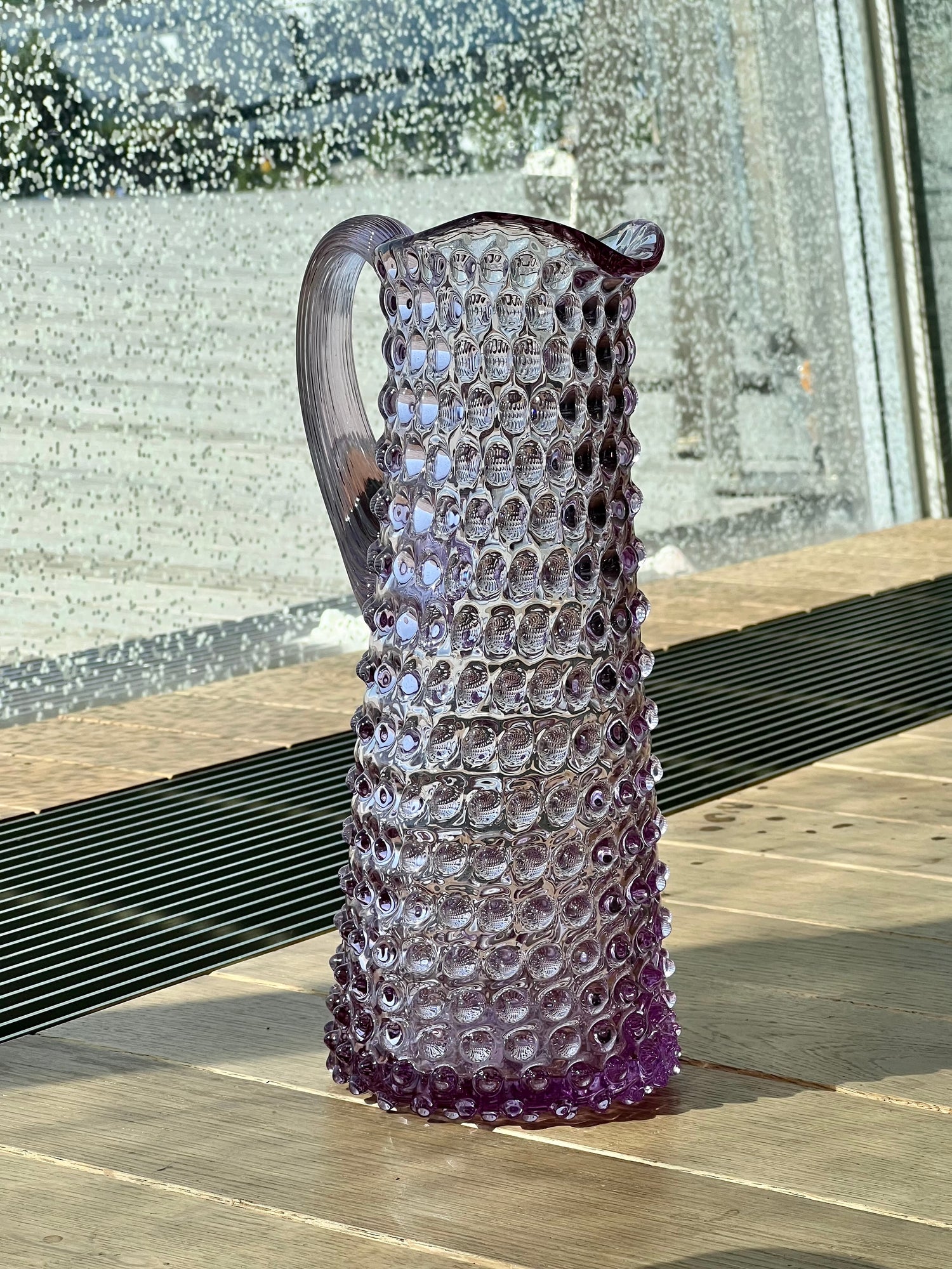 Eiffel Hobnail Jug 1L, lilac