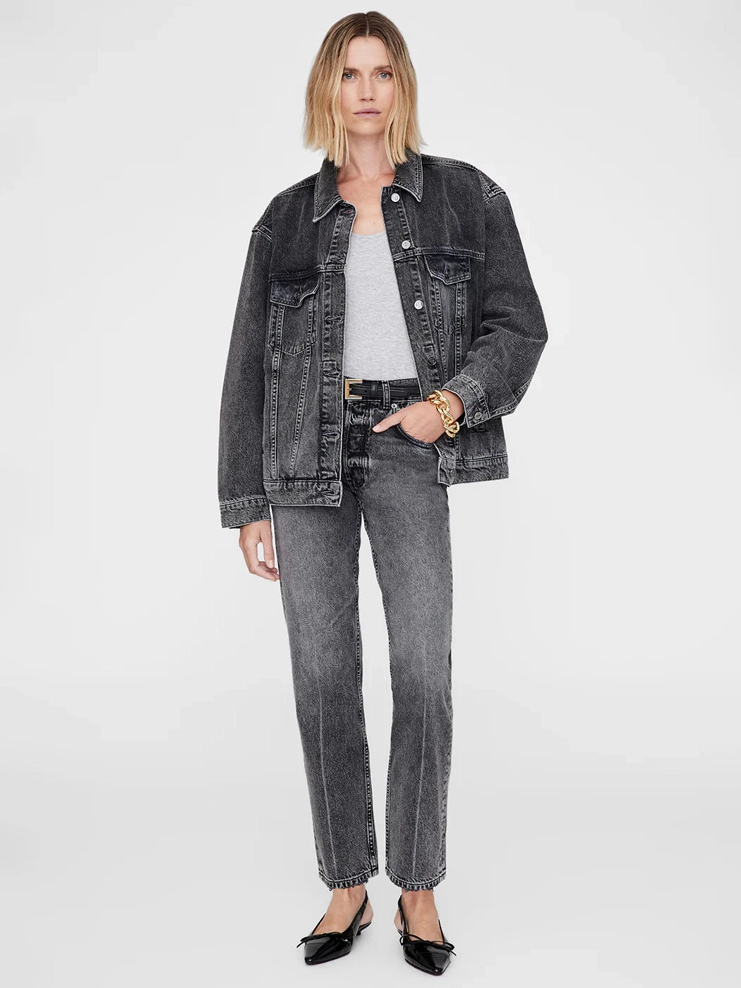 Rory jacket, steel grey