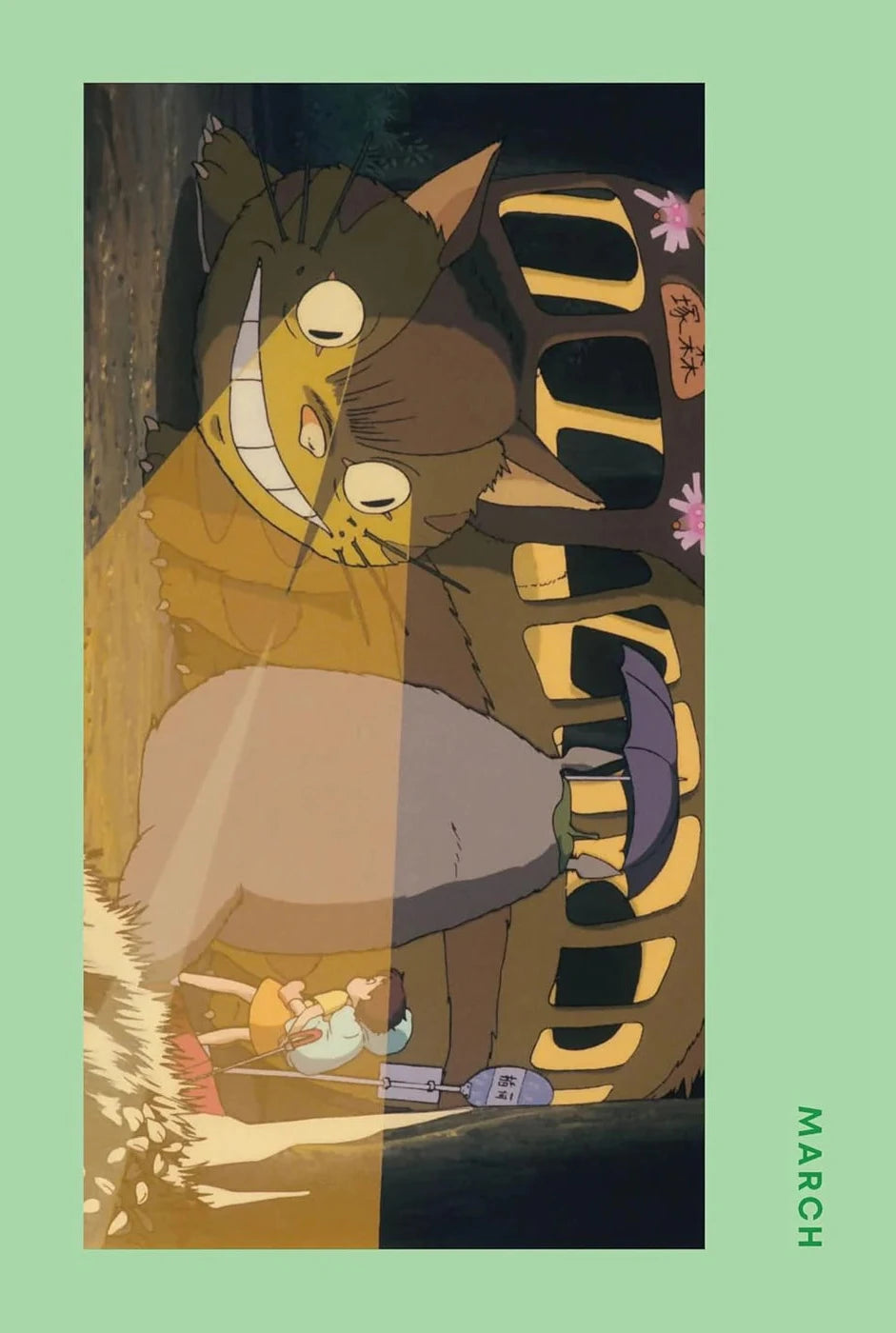 Studio Ghibili My neighbour Totoro 2026 weekly planner calendar