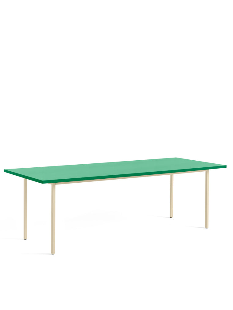 Two-Colour Dining Table, Green