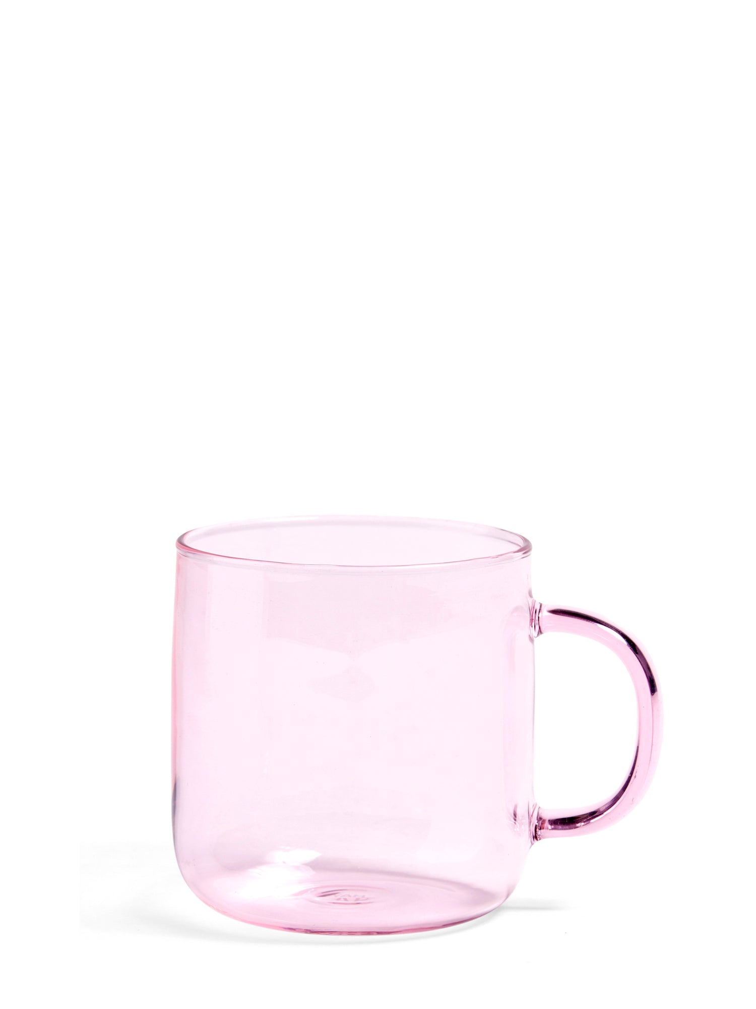 Coffee Mug, Pink Glass