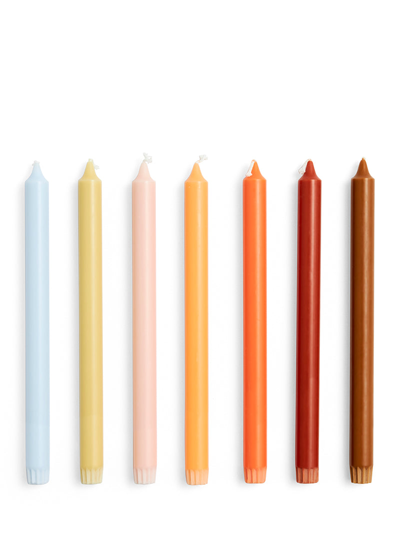 Gradient Candles (set of 7), Rainbows