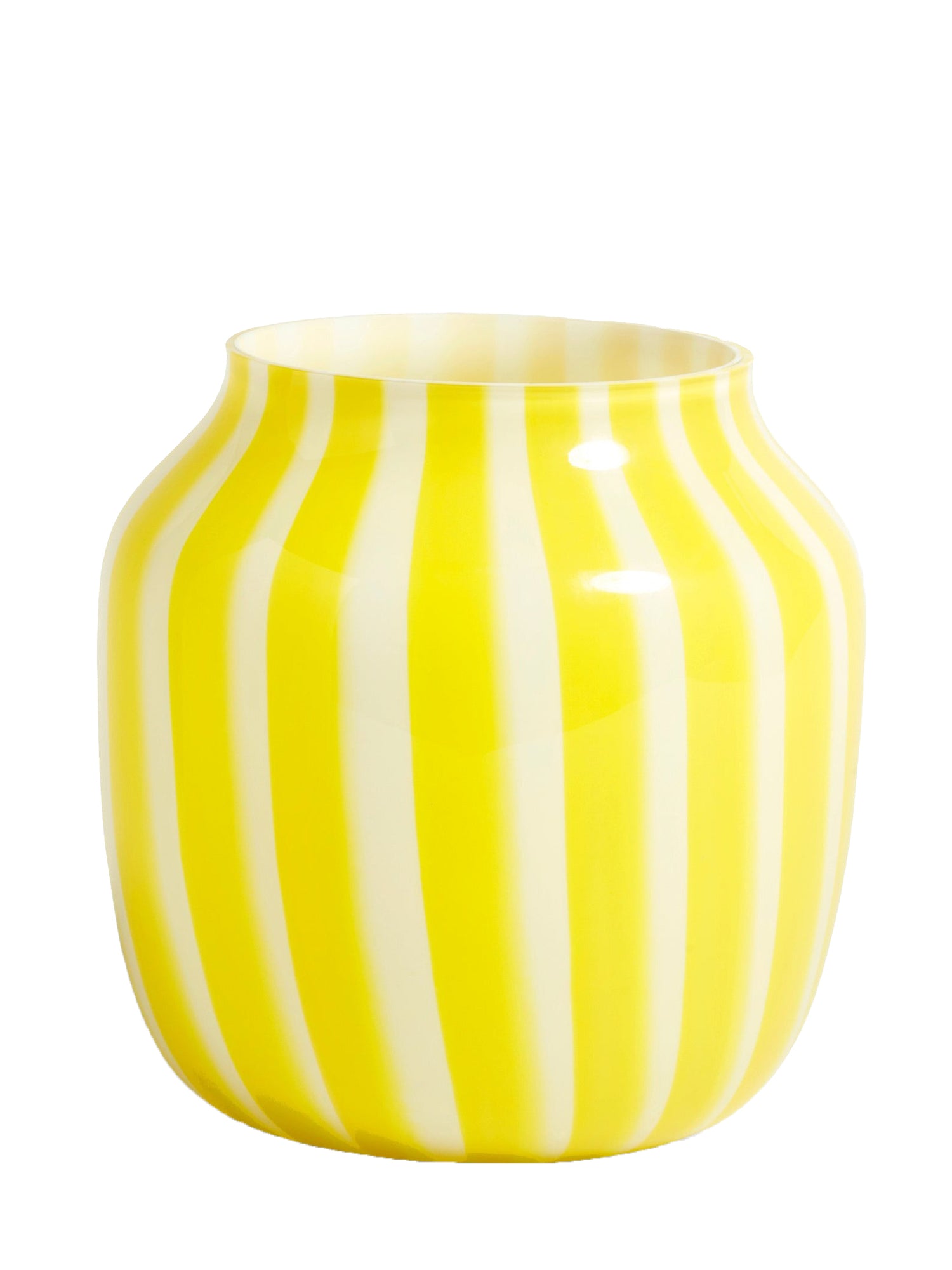 Juice Vase Wide, yellow