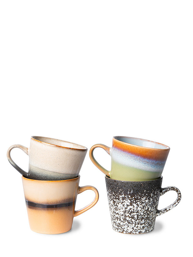 70's ceramics: americano mug, peat