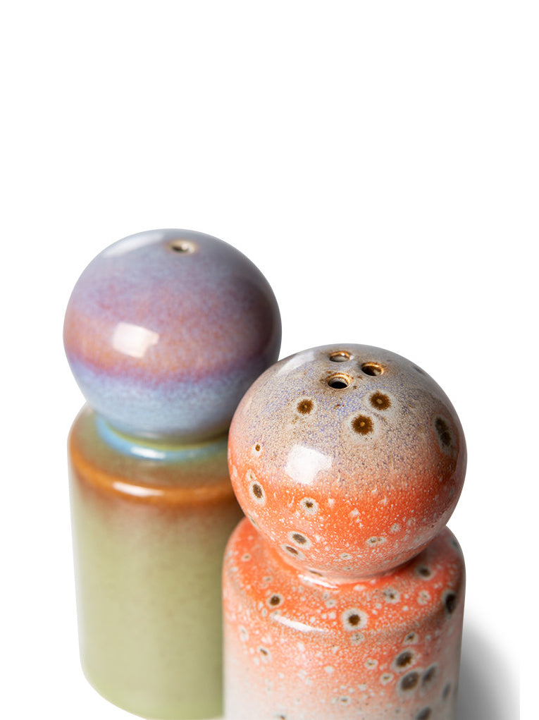 70's ceramics: pepper & salt jar