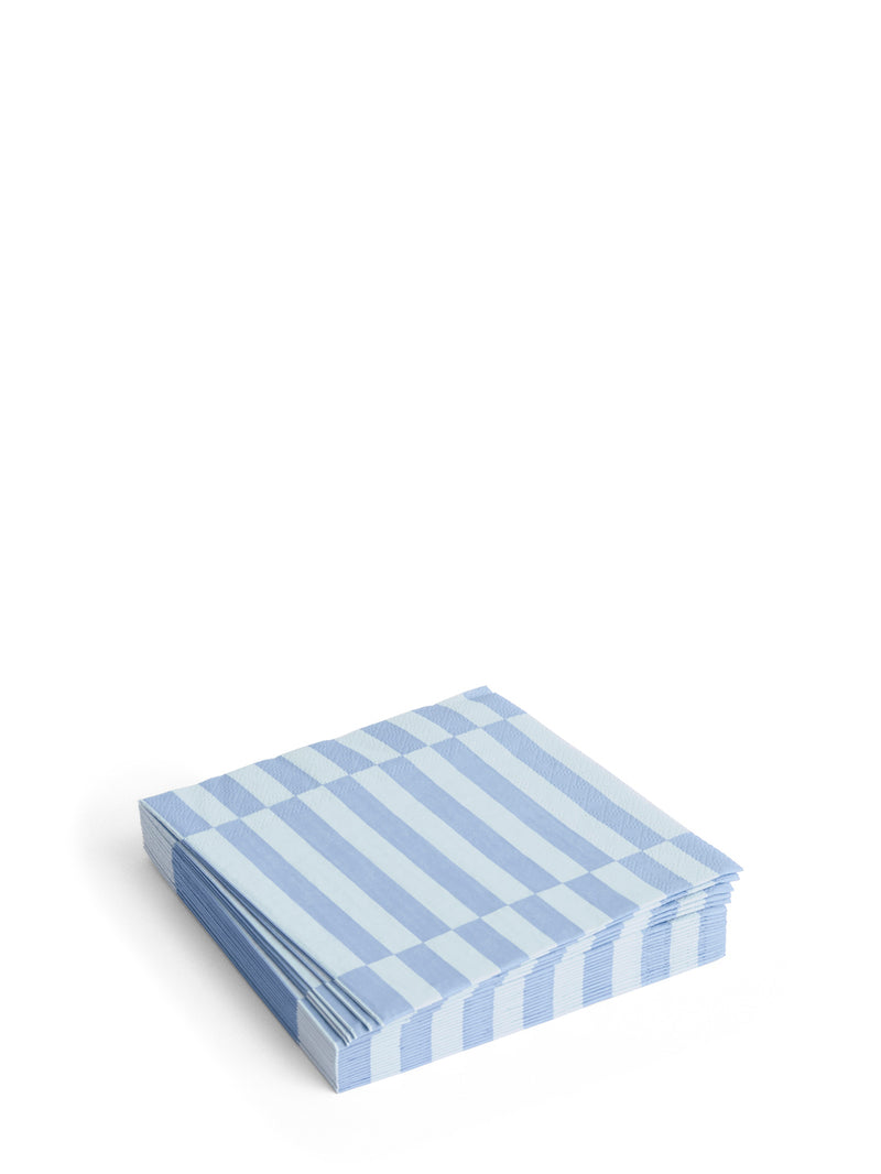 Lunch pattern paper napkins, multiple colours