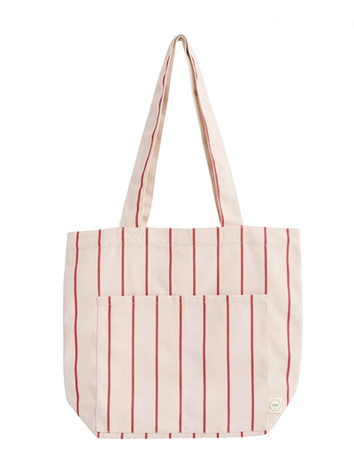 Outdoor Market striped tote bag, medium, 3 colours