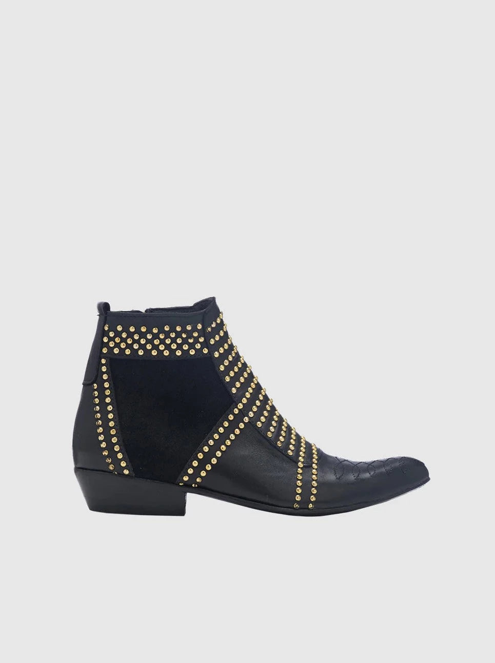 Charlie boots, gold studs