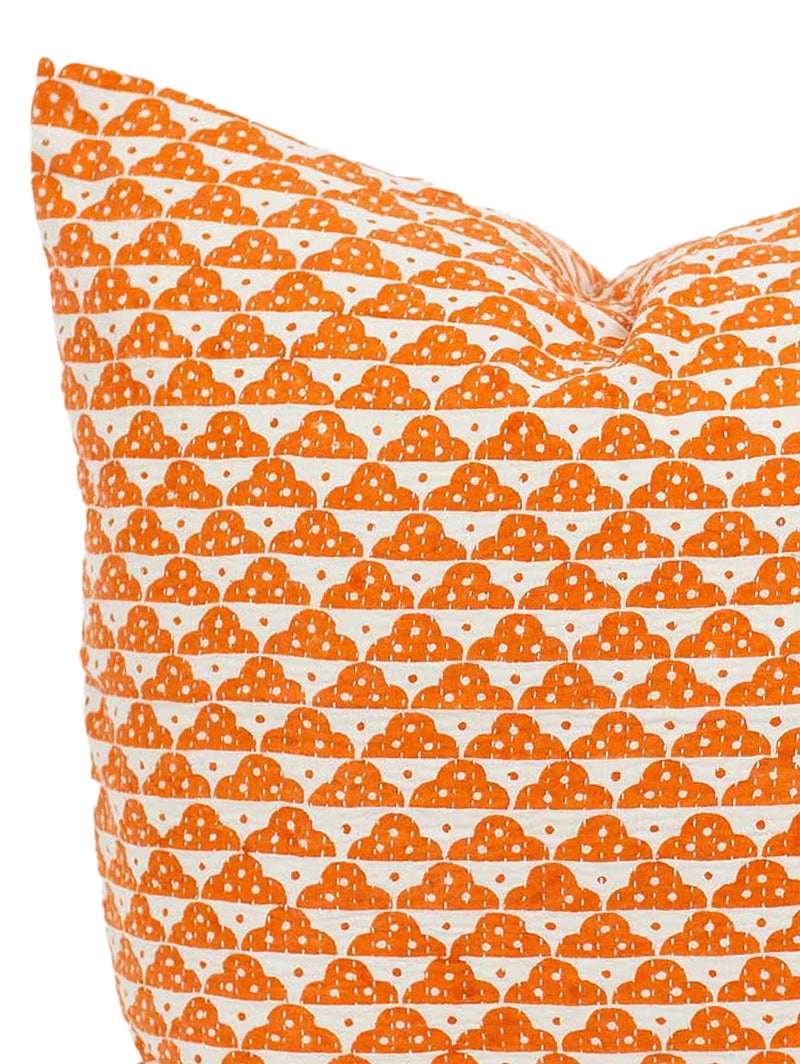 Three hills cushion cover (50x50cm), orange