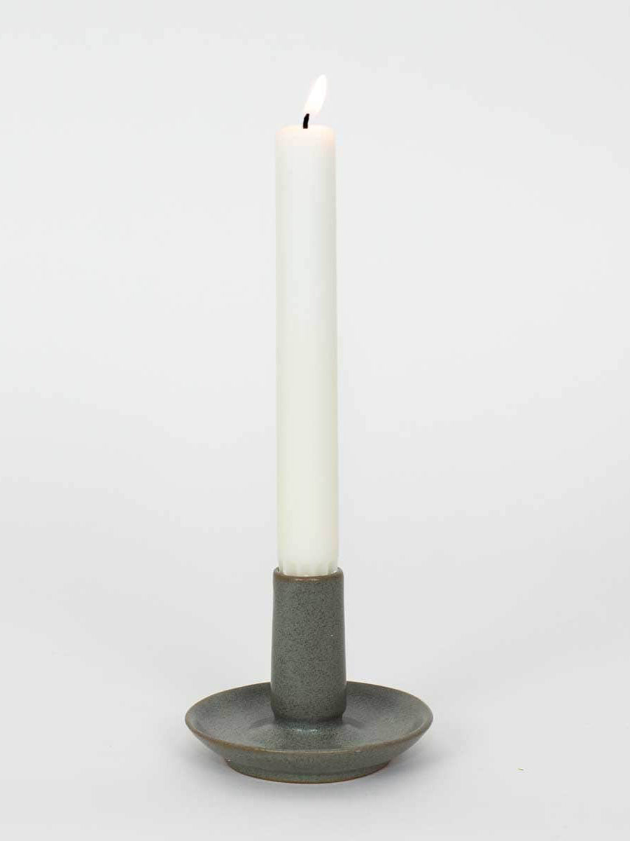 Hera candle holder, grey