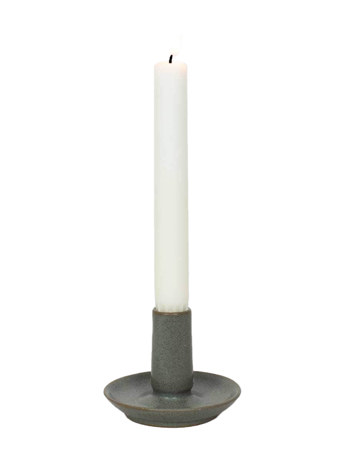 Hera candle holder, grey