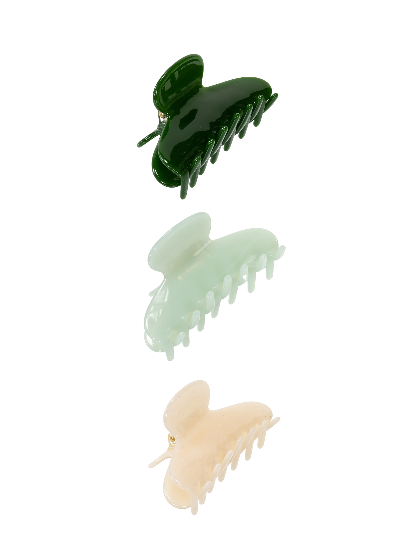 Ace Claw, Forest, Off-white or Pistachio