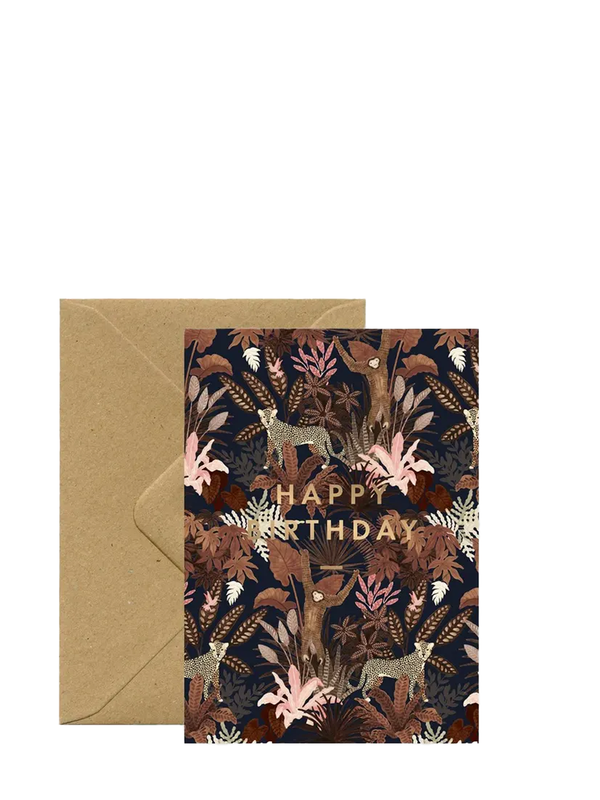 Monkey HBD Birthday card