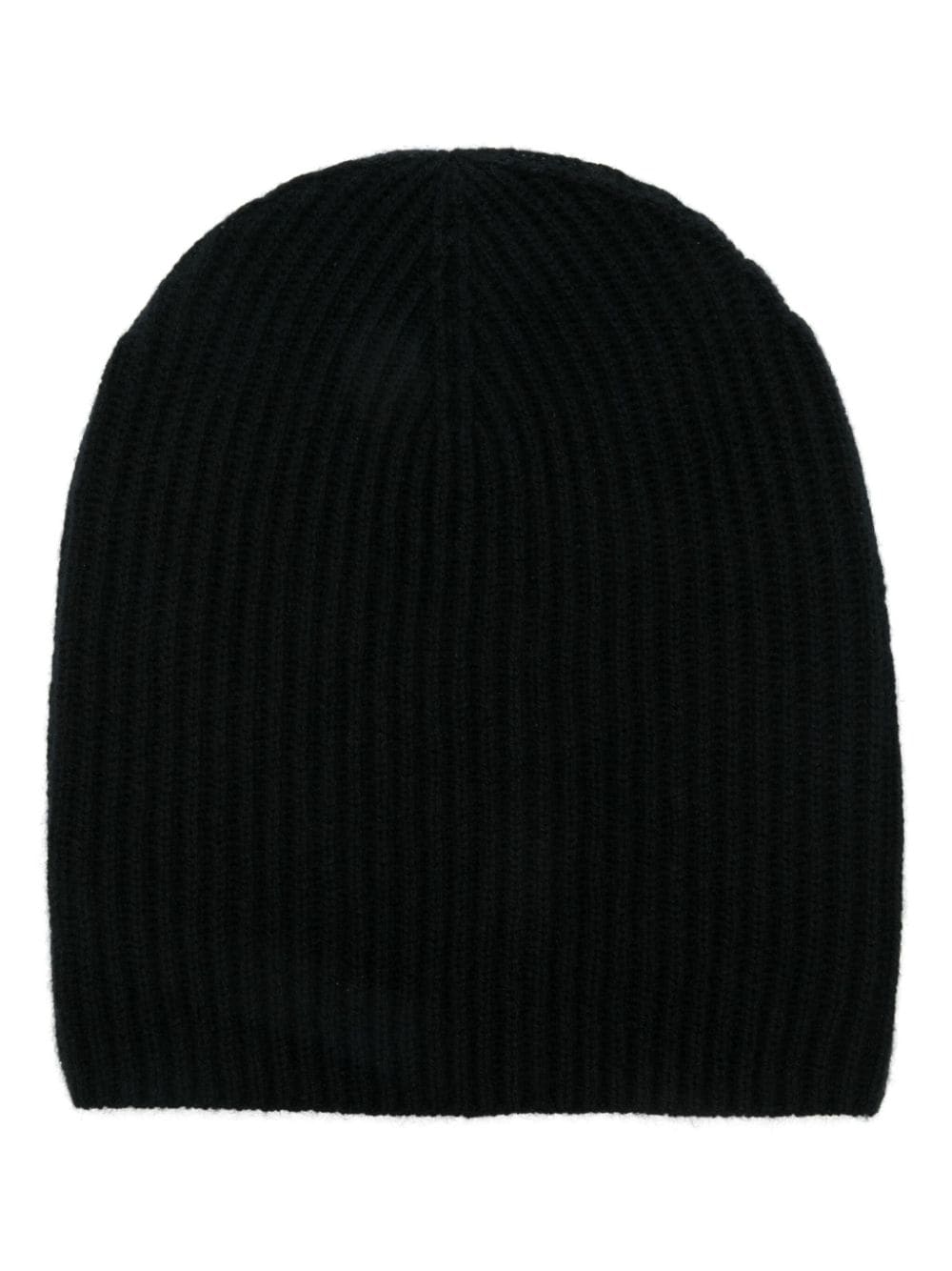 Ribbed cashmere beanie, black (90)