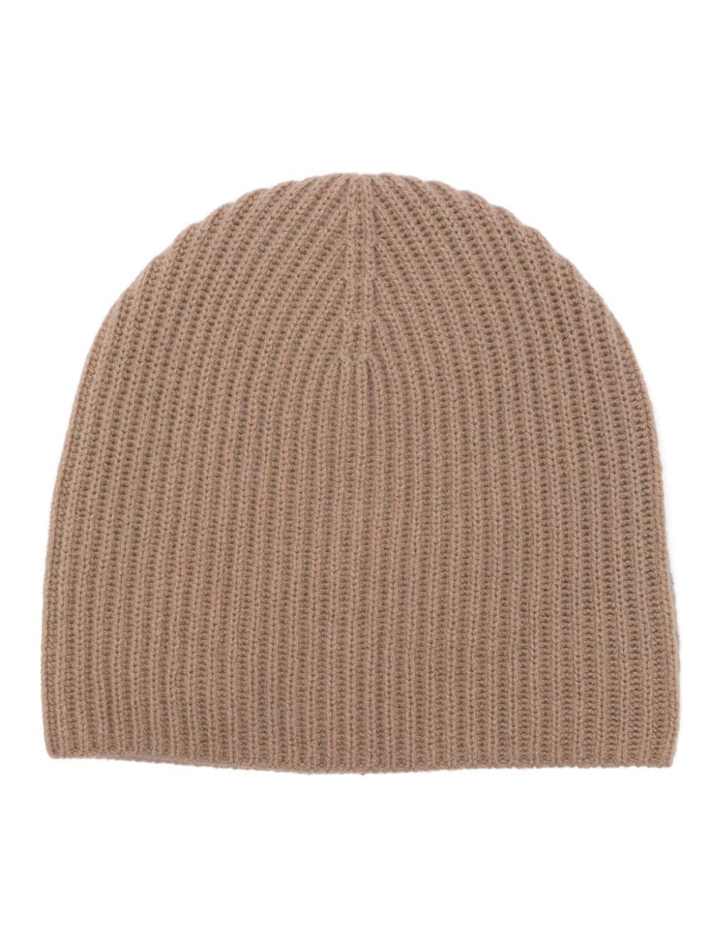 Mini ribbed cashmere beanie, honey blonde (43)