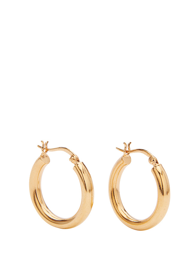 Amanda large hoops, silver or gold