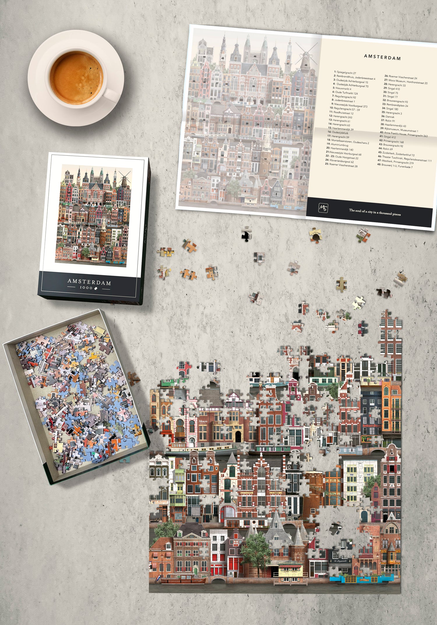 Puzzle Amsterdam (1000 pieces)