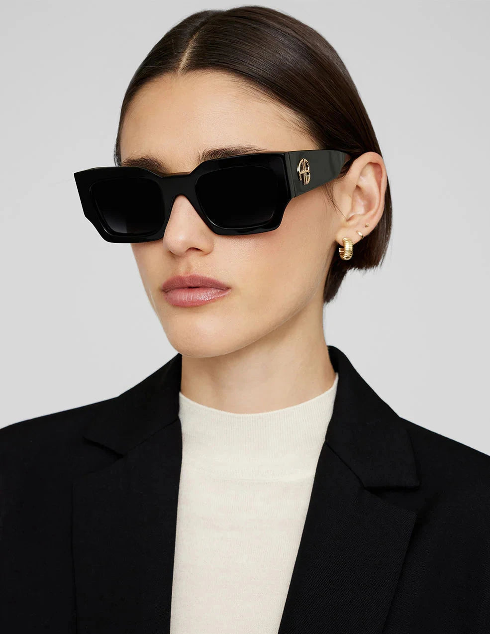 Indio monogram sunglasses, black