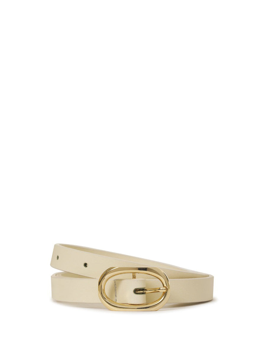 MINI SIGNATURE LINK BELT, IVORY