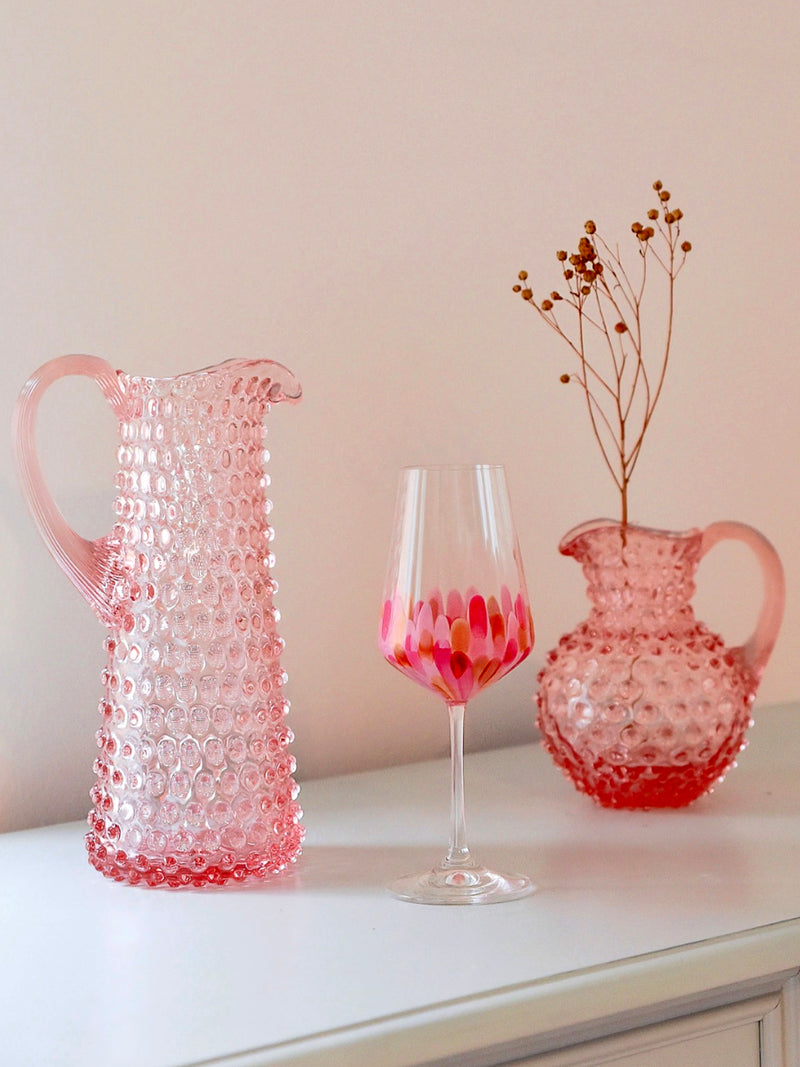 Eiffel Hobnail Jug (1 L), Rosa