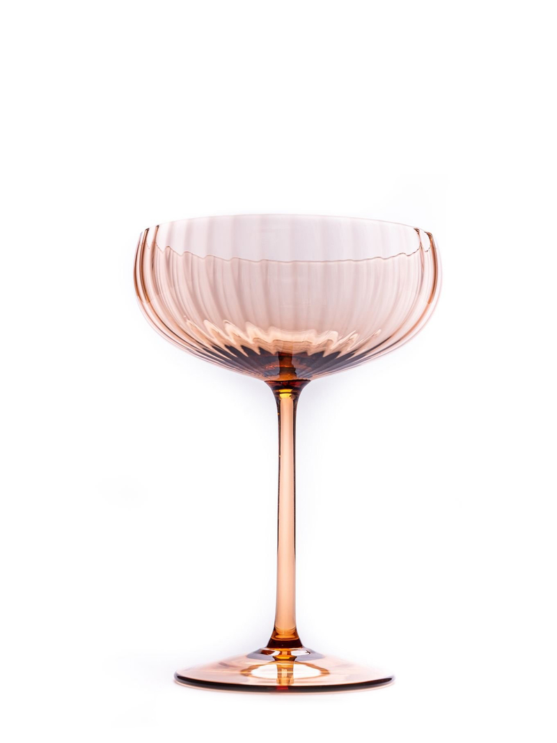Lyon champagne saucer, brown (new)