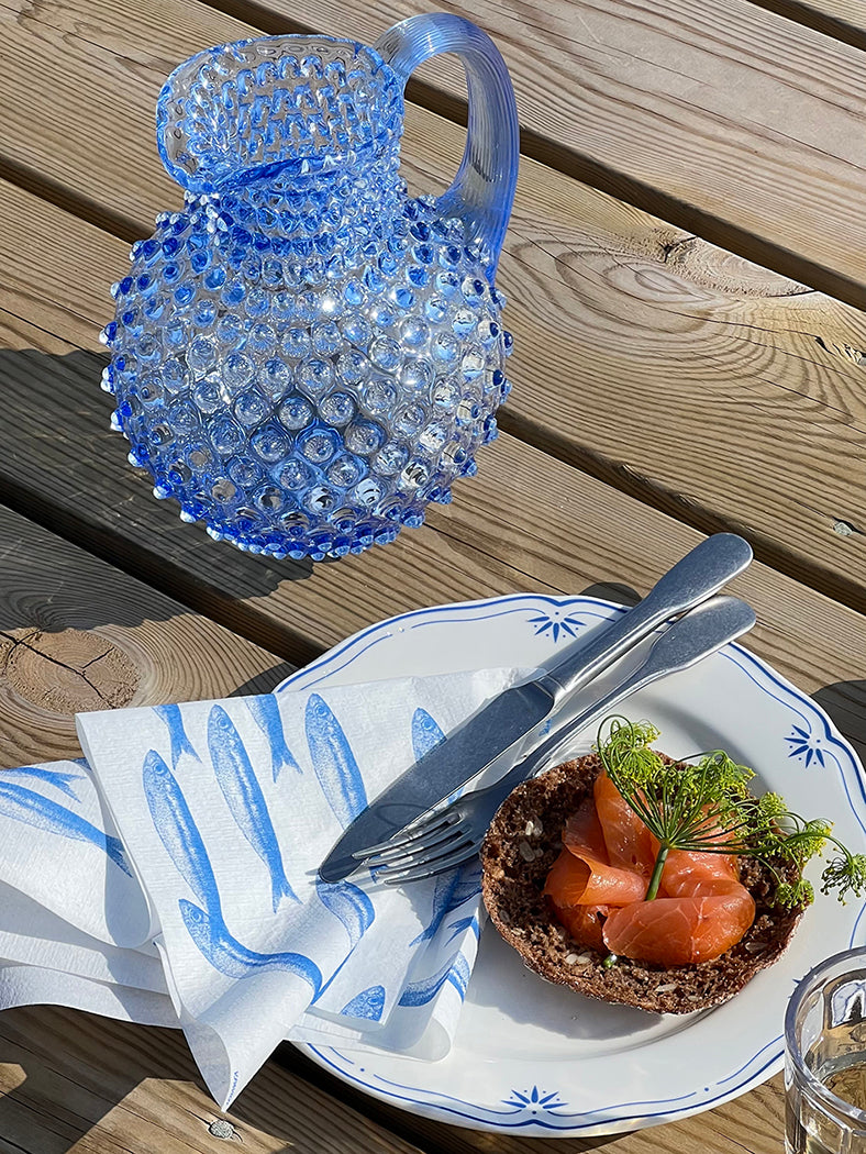 Anna von Lipa. Paris hobnail jug (2L), light blue. Sold at My o My Helsinki.
