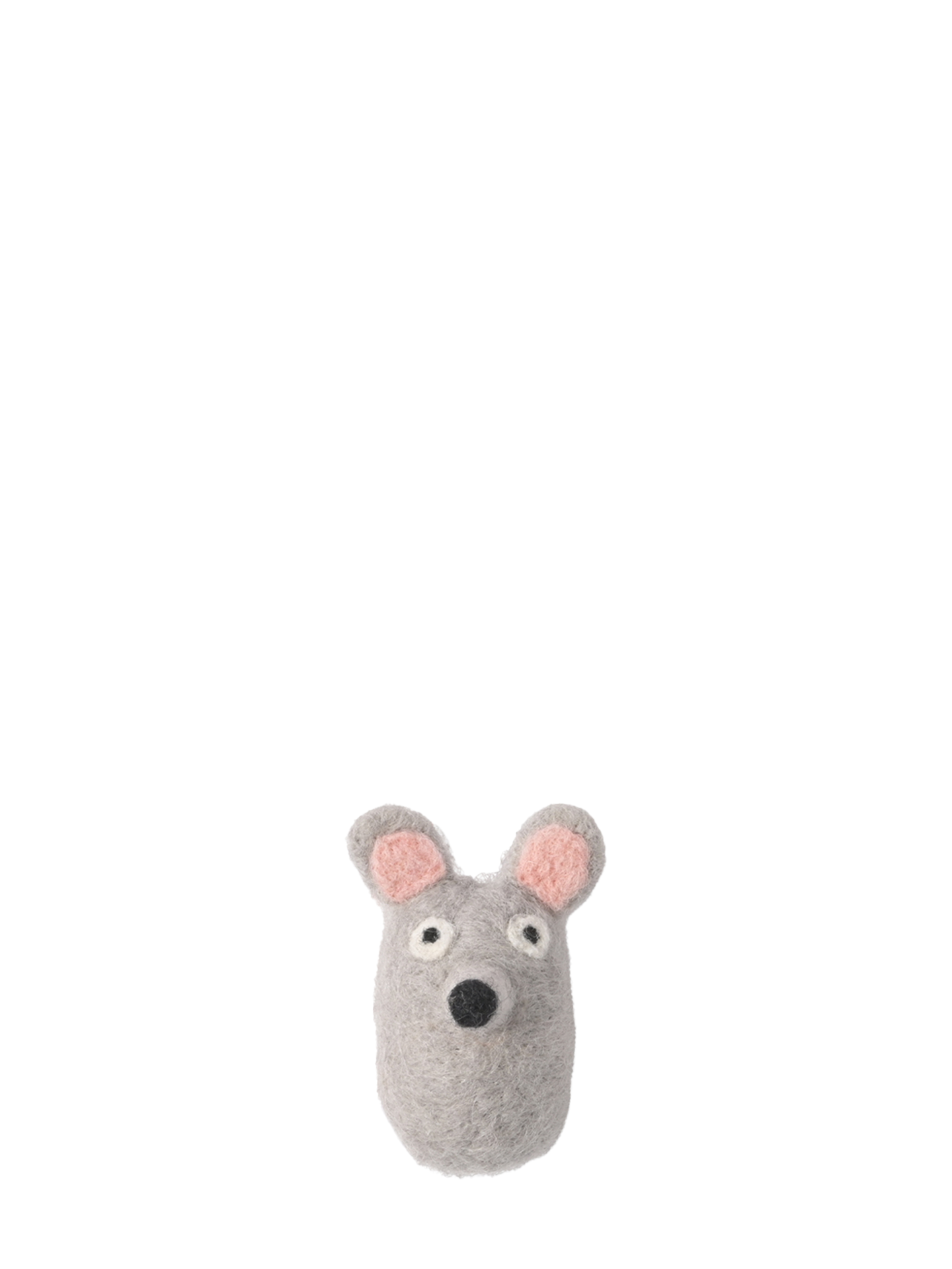Woollen mouse hanging ornament