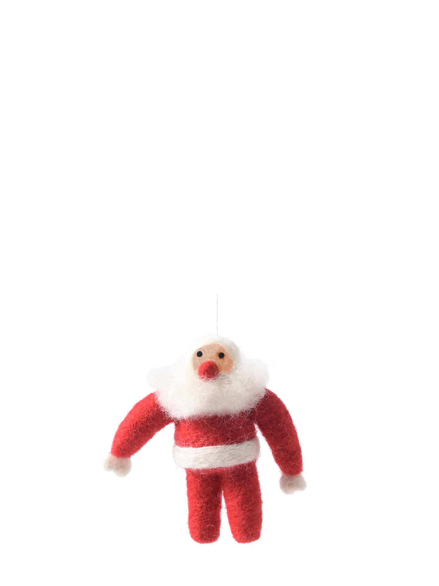 Woollen Santa ornament