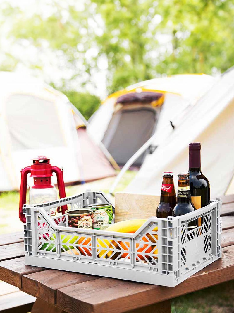 The Aykasa medium size storage box is food-safe and great for carrying