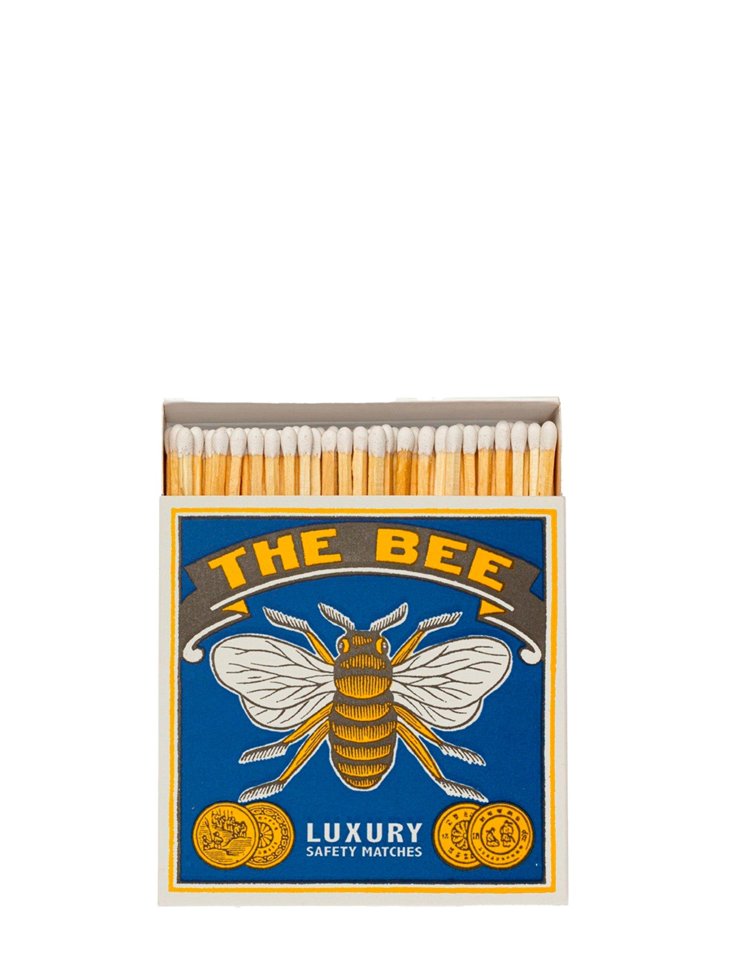 Matches with 'The Bee' branding on a white background