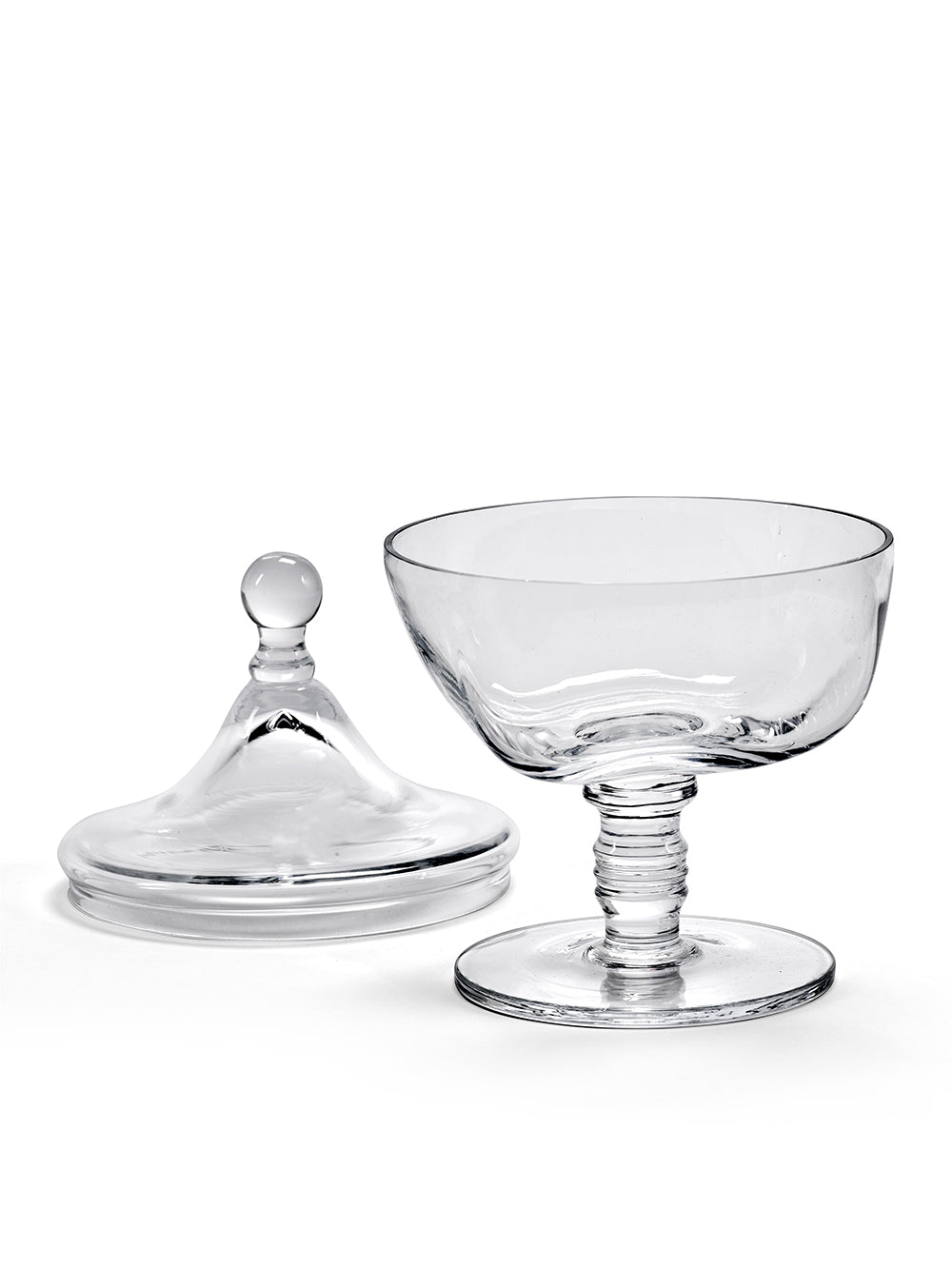 Josephine small treat jar w/ lid N°02, clear (Kris Van Assche)