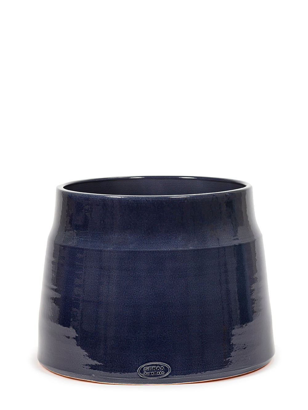 Medium flower pot, blue (indoor)
