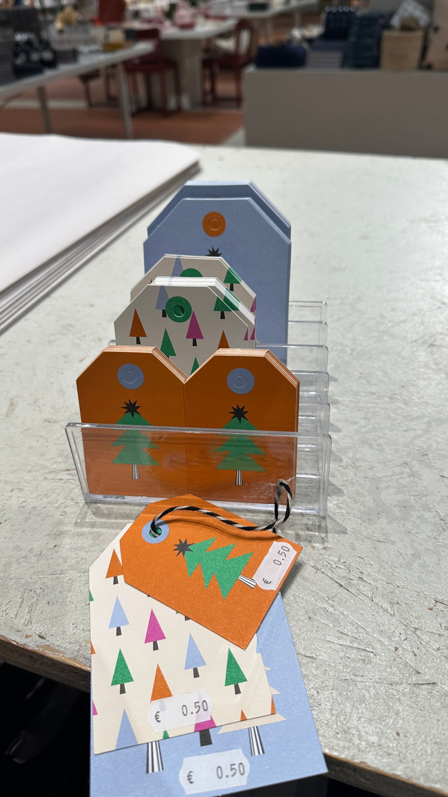 Small gift tag, colourfuls